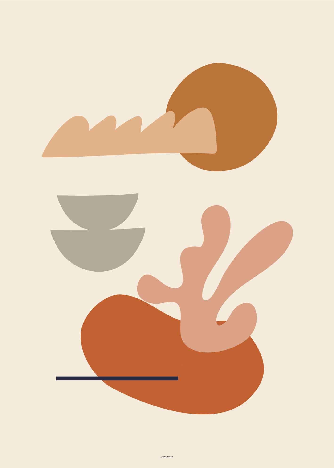 Abstract Organic Composition V-2