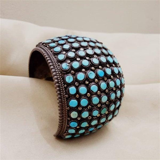 Broad Turquoise Handcuff-0