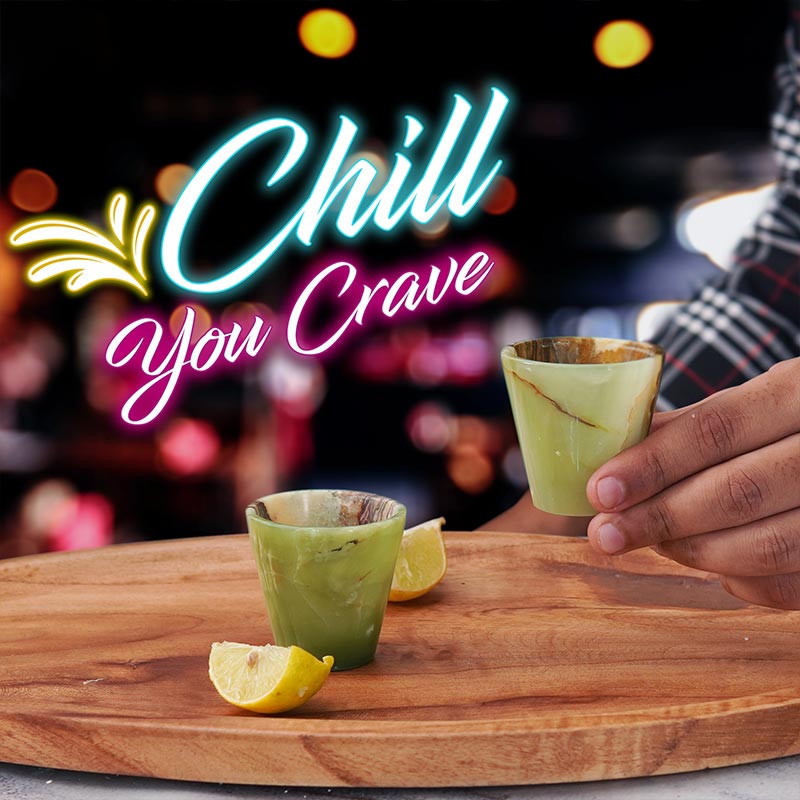 2” Marble Shot Glasses For Drinking Wine, Beer & Vodka-4