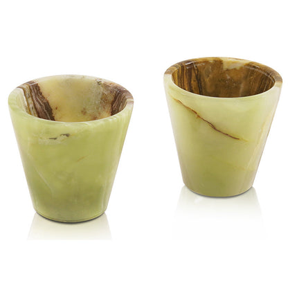 2” Marble Shot Glasses For Drinking Wine, Beer & Vodka-1