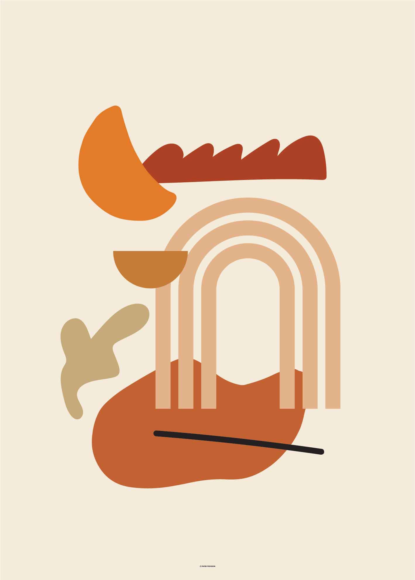 Abstract Organic Composition I-2