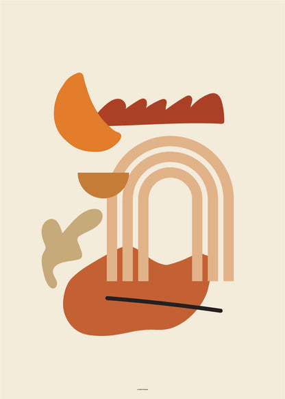 Abstract Organic Composition I-2