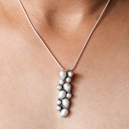 Abstract Pearl Pendant-1