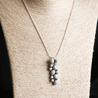 Abstract Pearl Pendant-4