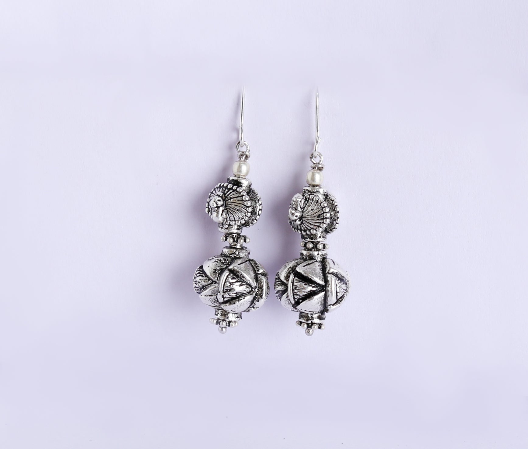 Carved Ball Peacock Hooks-3