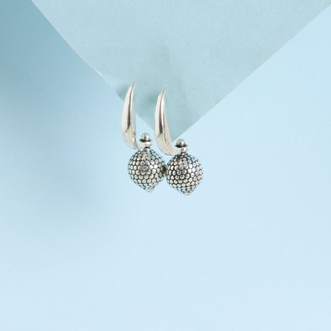 Carved Bead Earrings-0