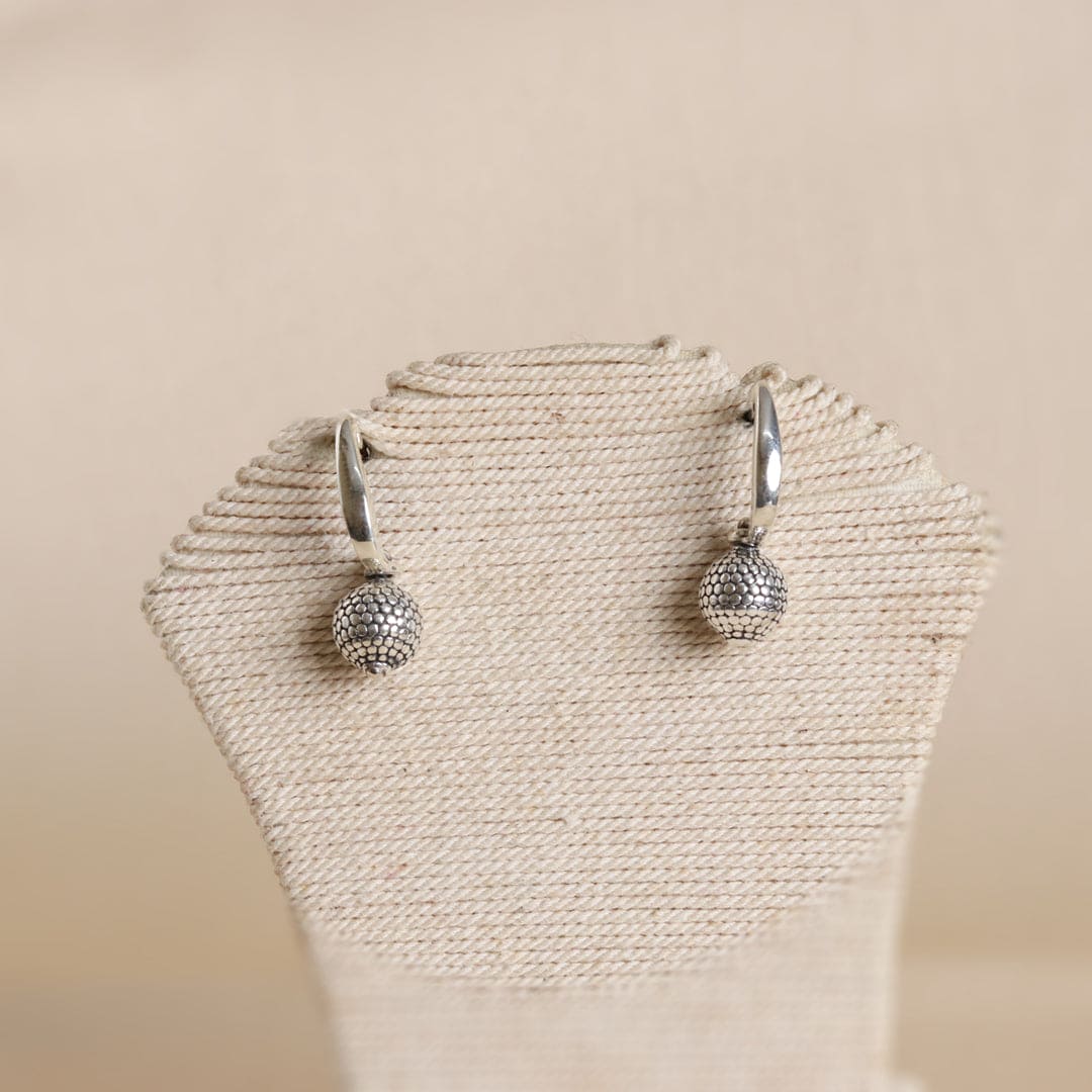Carved Bead Earrings-3