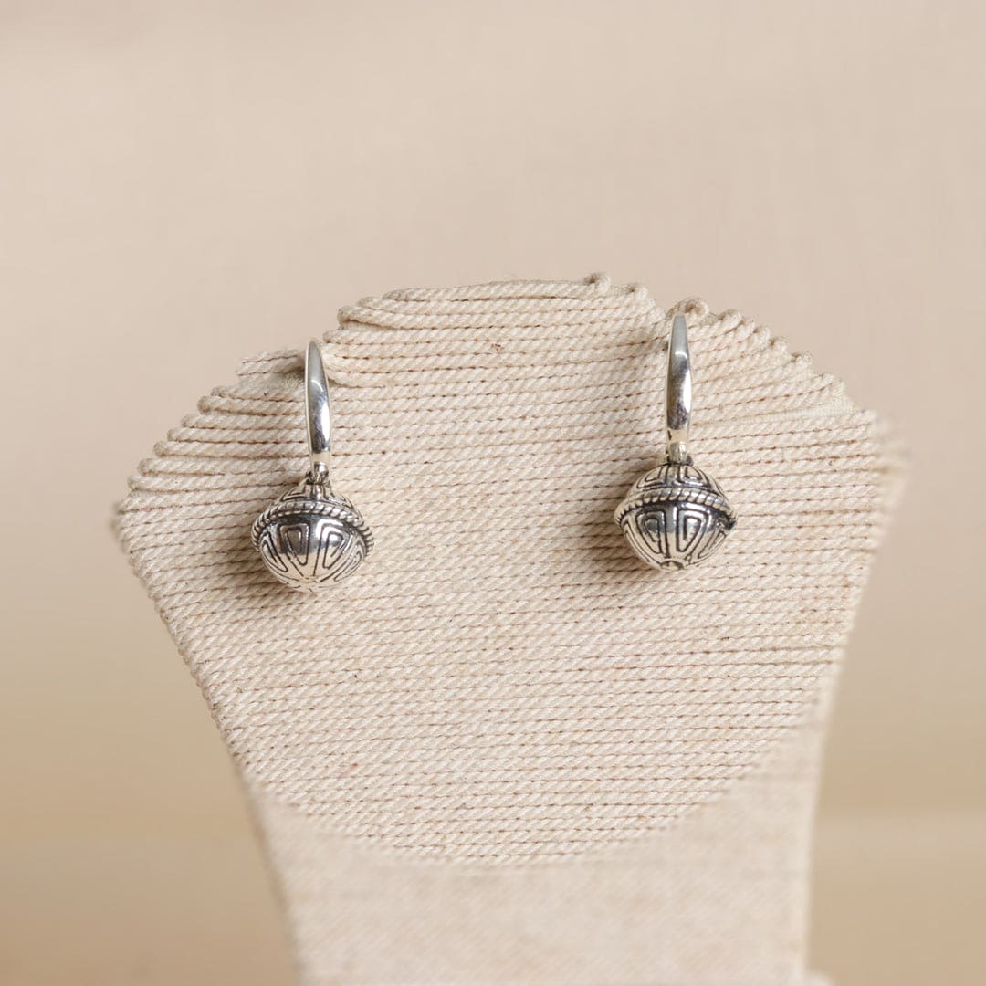 Carved Beads Earrings-3