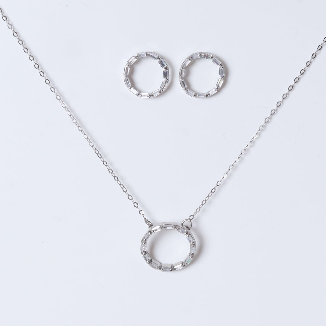 Baquette Pendant Set-3