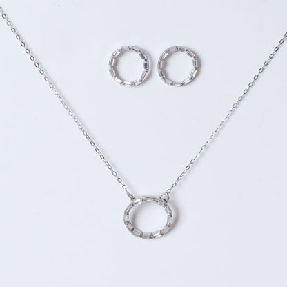 Baquette Pendant Set-3