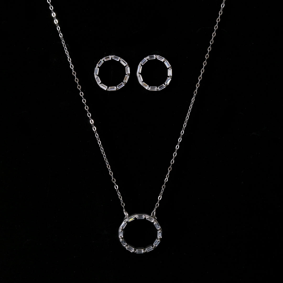Baquette Pendant Set-2