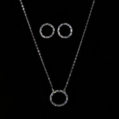 Baquette Pendant Set-2