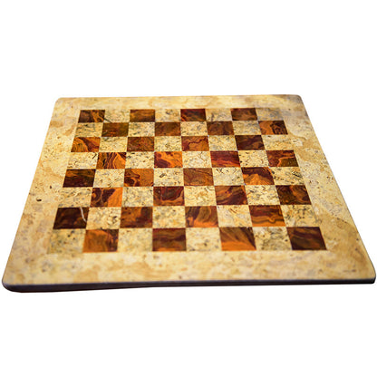 15 Inches Natural Marble Chess Board Only-1