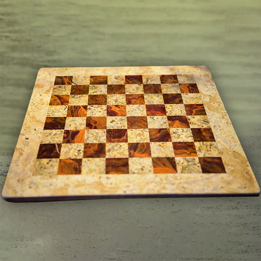 15 Inches Natural Marble Chess Board Only-0