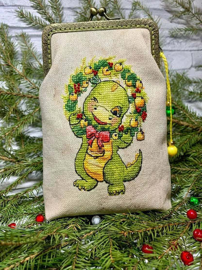 A dragon with a wreath - PDF Cross Stitch Pattern-3