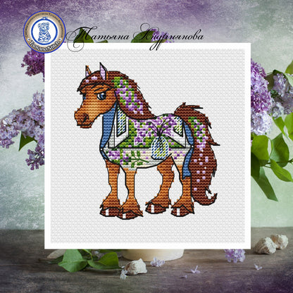 A Horse. May - PDF Cross Stitch Pattern-0
