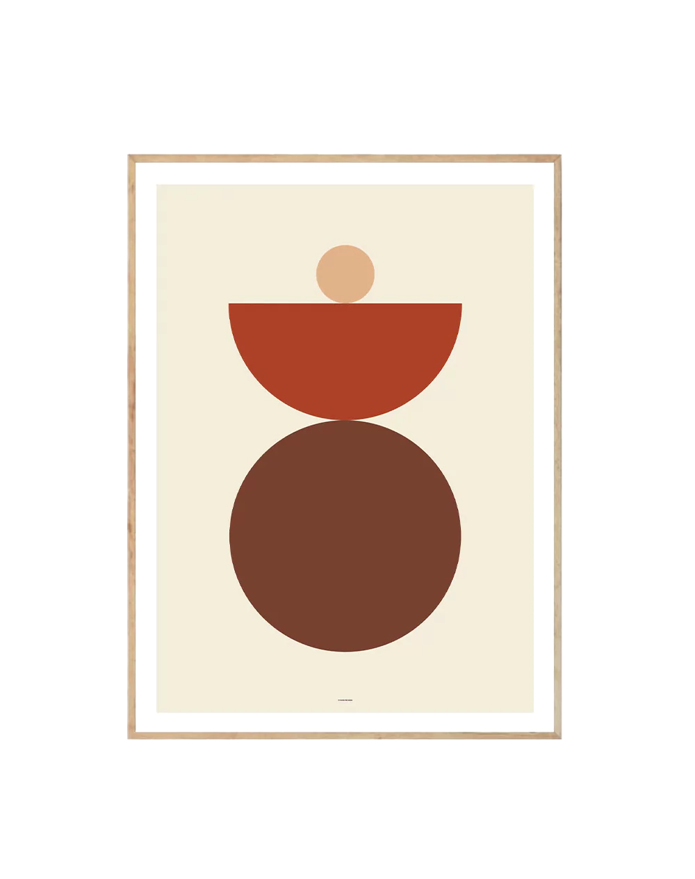 Abstract Shapes Vintage Red-0