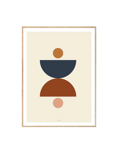 Abstract Shapes Vintage Tones 1-0